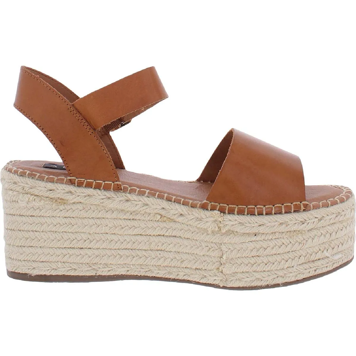 Aqua Womens Rowan Leather Espadrilles