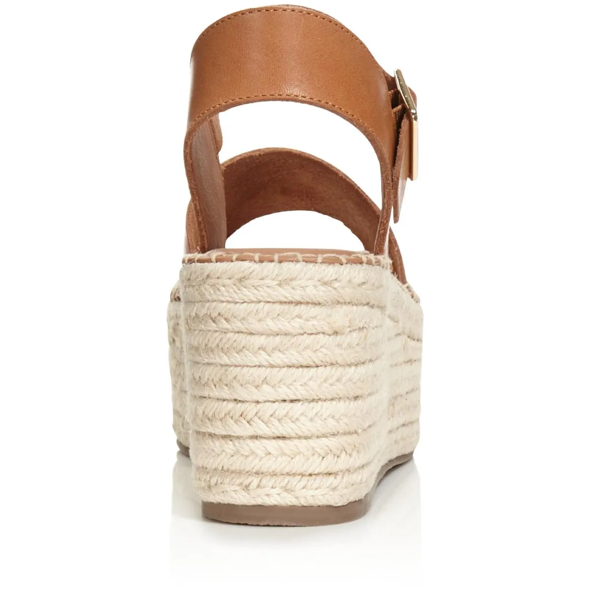 Aqua Womens Rowan Leather Espadrilles
