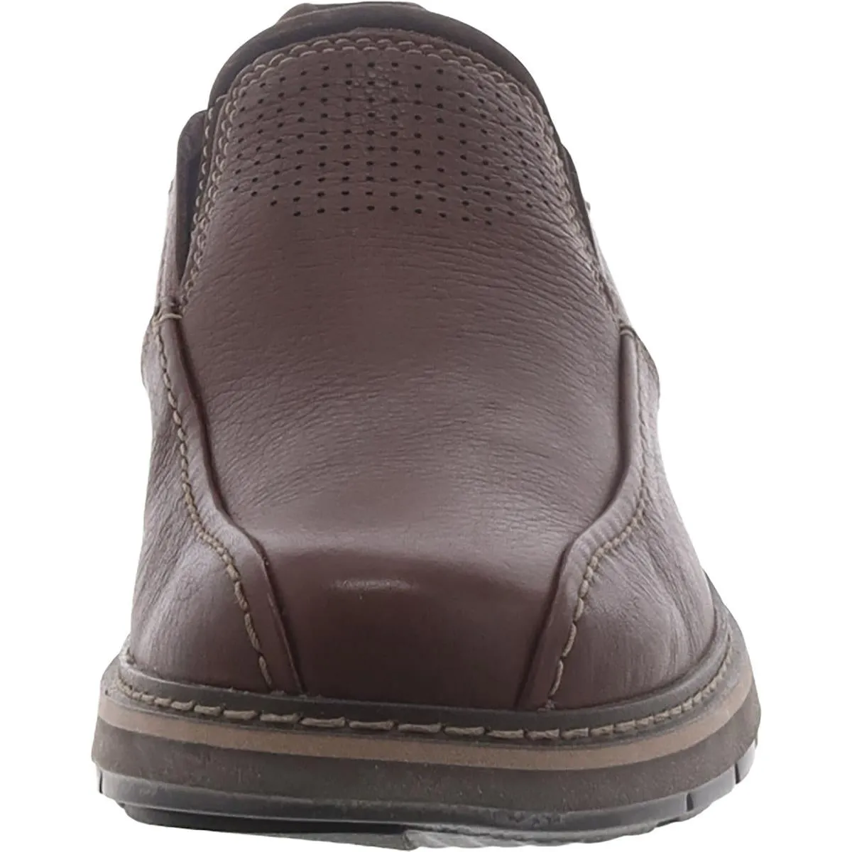 Clarks Mens Un Ramble Step Leather Slip On Loafers