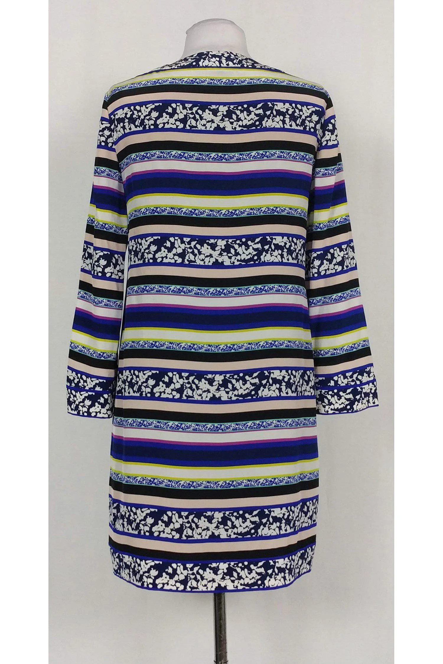 Diane von Furstenberg - Multicolor Striped Shift Dress Sz 4