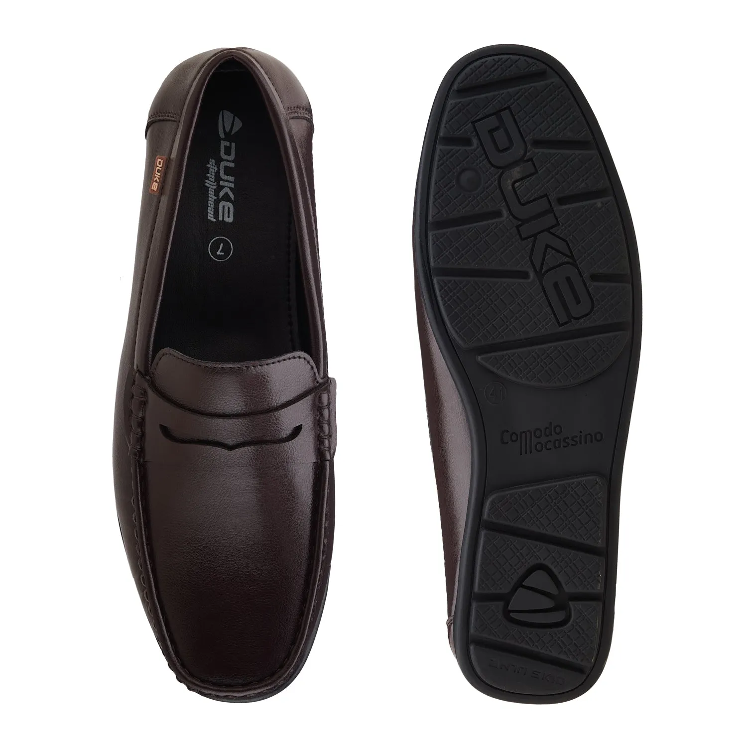 Duke Men Textured Loafers (FWOL4020)