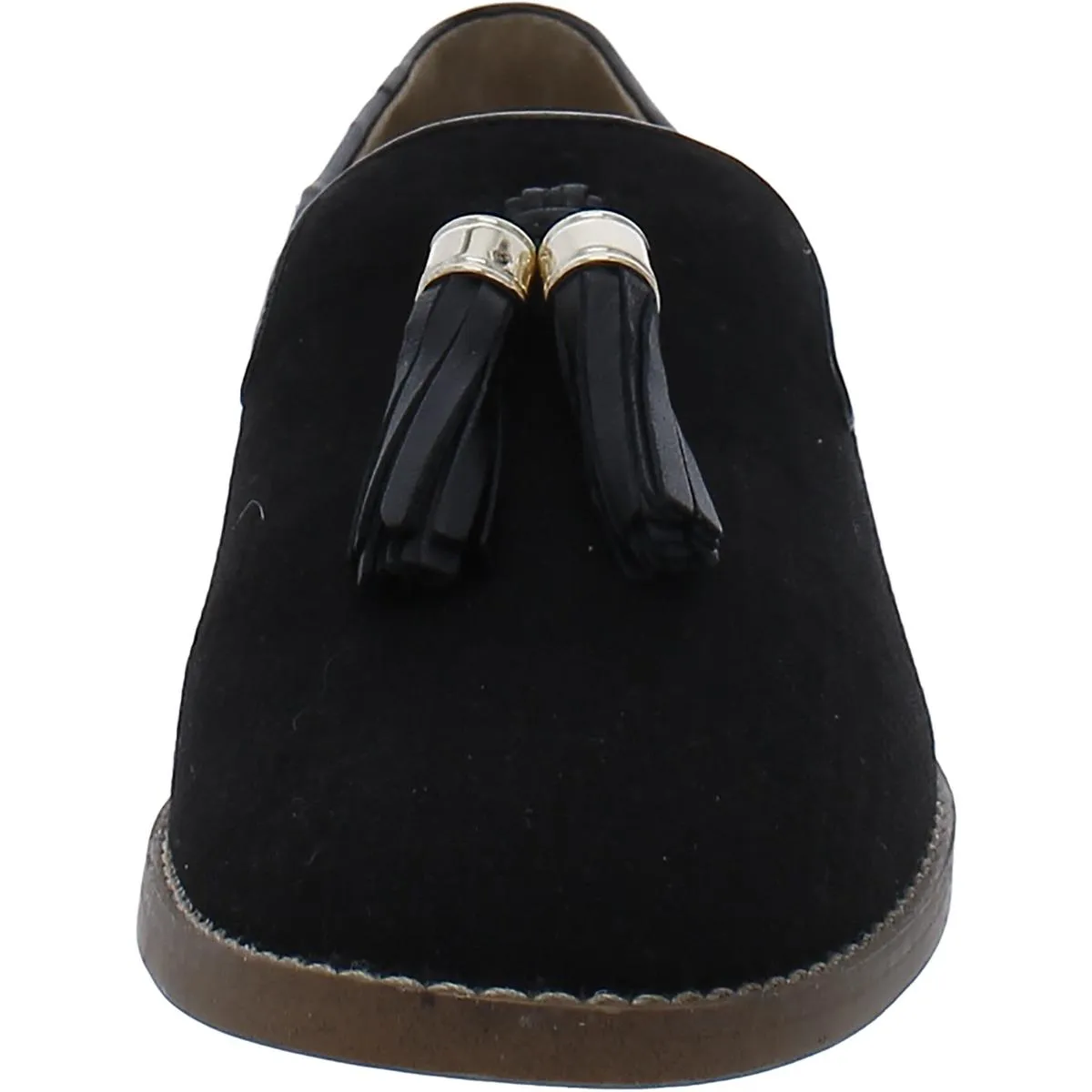 Franco Sarto Womens Hadden 2 Faux Patent Dressy Loafers