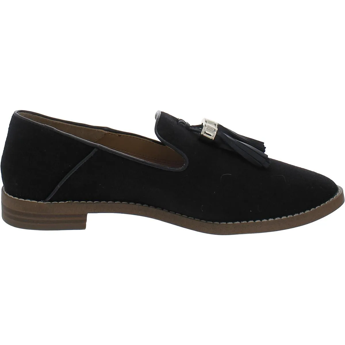 Franco Sarto Womens Hadden 2 Faux Patent Dressy Loafers