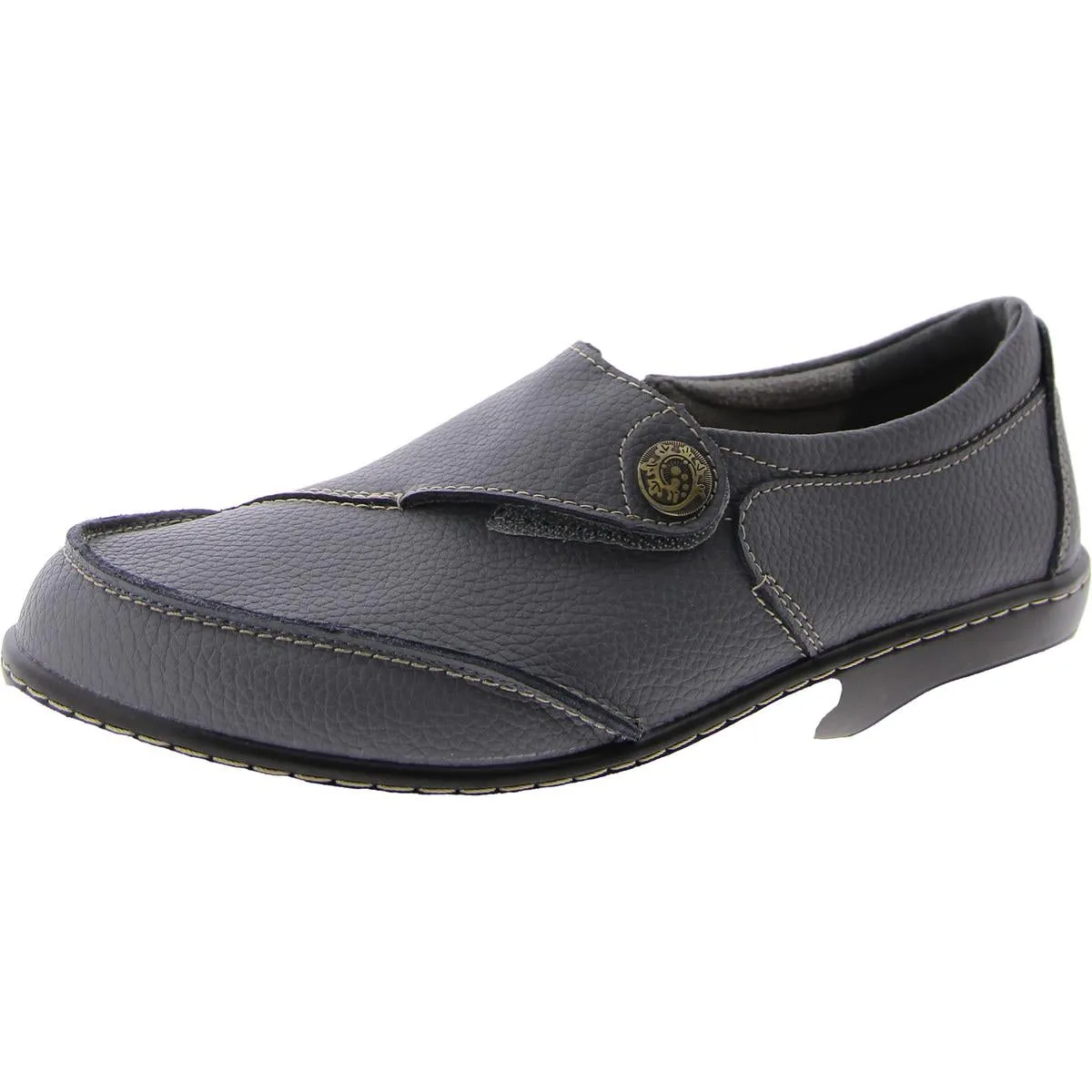 Geoeleph Womens Faux Leather Slip On Loafers