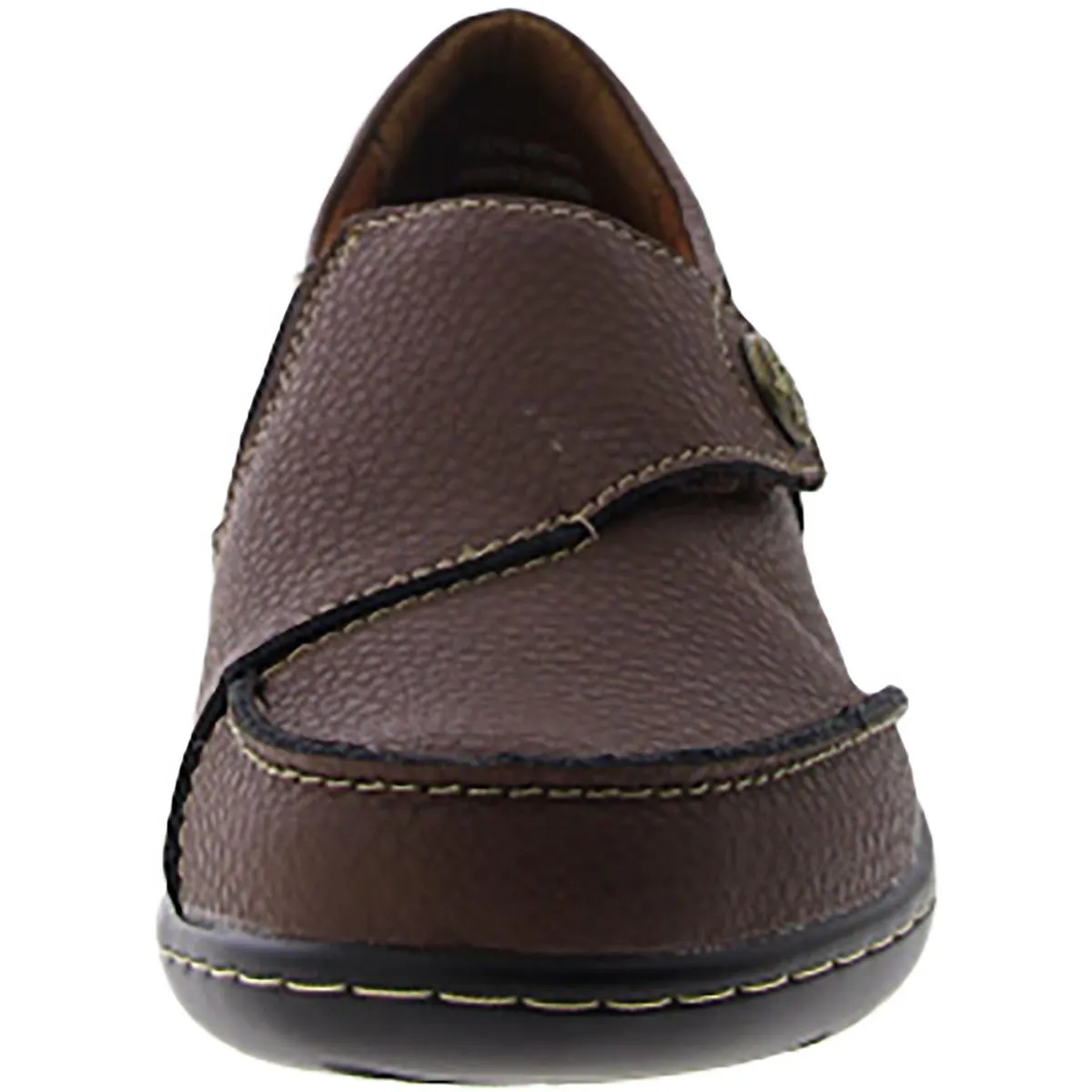 Geoeleph Womens Faux Leather Slip On Loafers