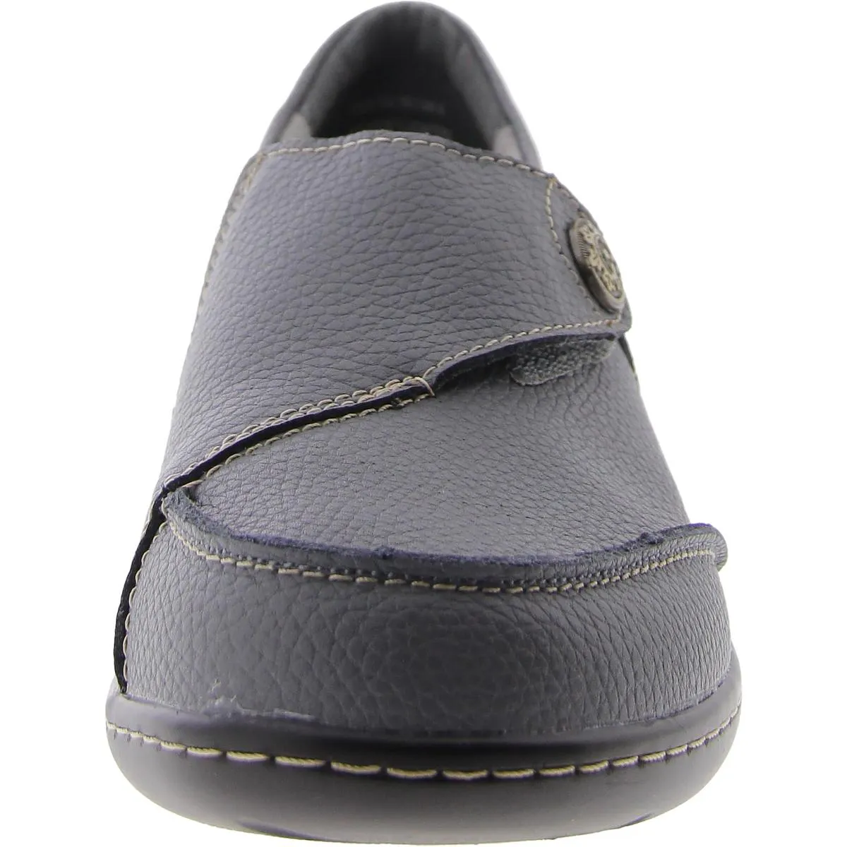 Geoeleph Womens Faux Leather Slip On Loafers