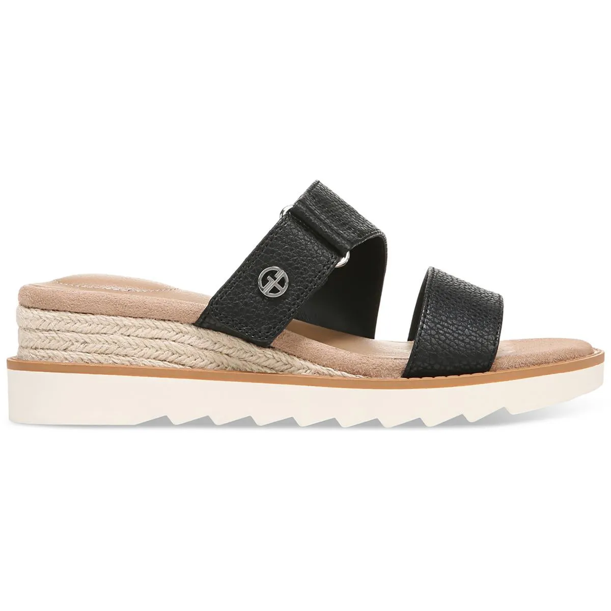 Giani Bernini Womens Bryerr Faux Leather Adjustable Espadrilles