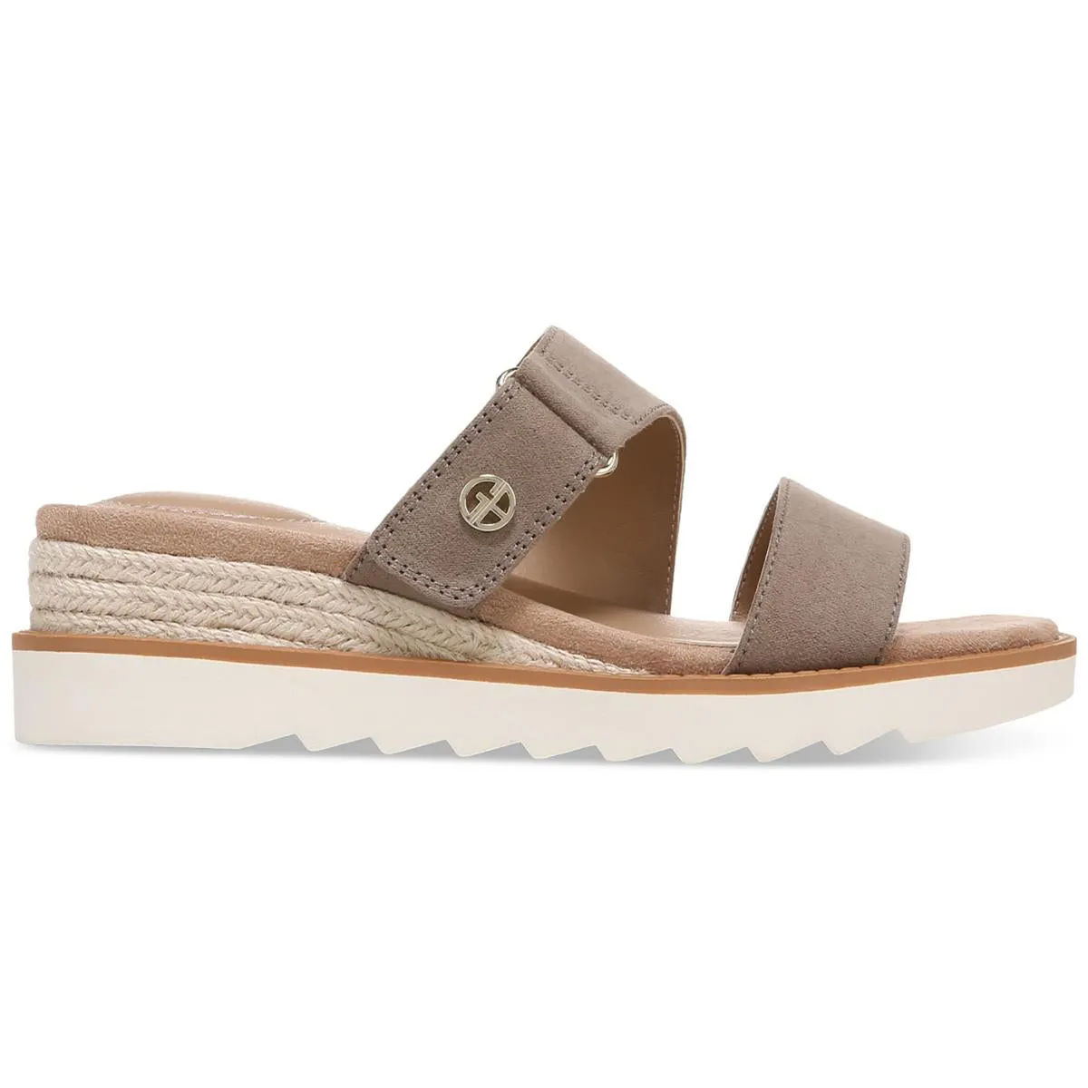 Giani Bernini Womens Bryerr Faux Leather Adjustable Espadrilles