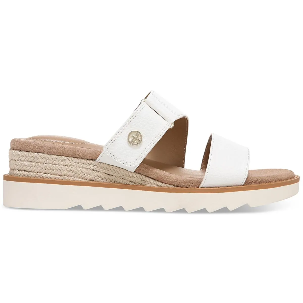 Giani Bernini Womens Bryerr Faux Leather Adjustable Espadrilles