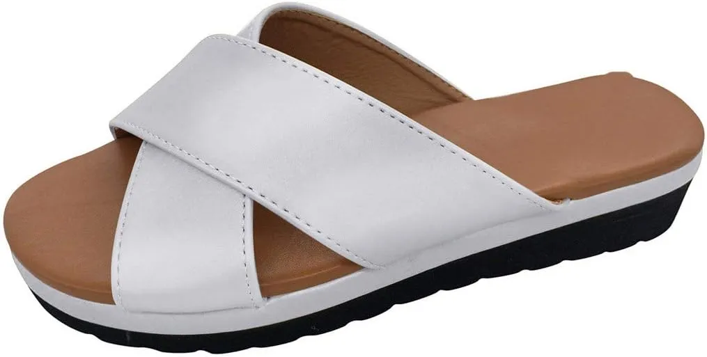 Gibobby Women's Sandals 2019 New Women Comfy Platform Sandal Shoes Summer Beach Travel Shoes Fashion Ladies Shoes