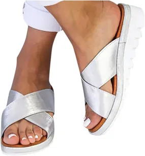 Gibobby Women's Sandals 2019 New Women Comfy Platform Sandal Shoes Summer Beach Travel Shoes Fashion Ladies Shoes