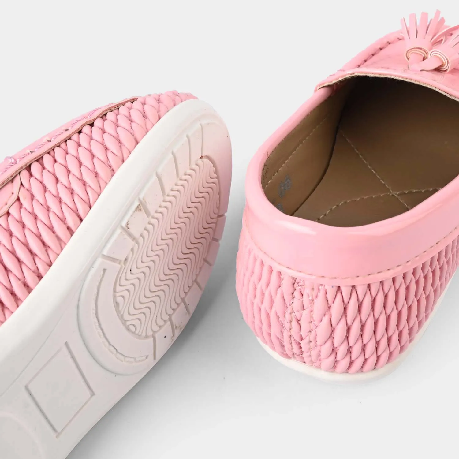 Girls Loafer JV-06-Pink