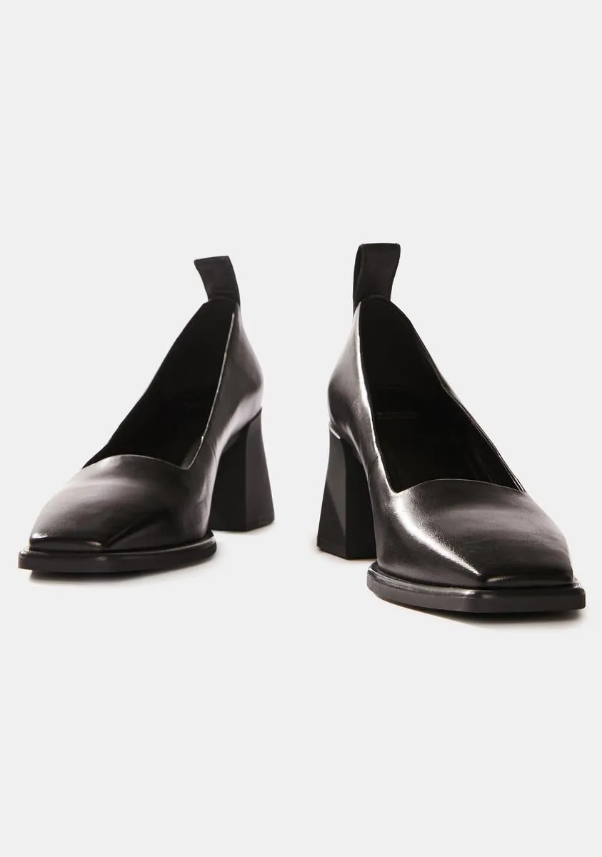 Hedda Leather Heels