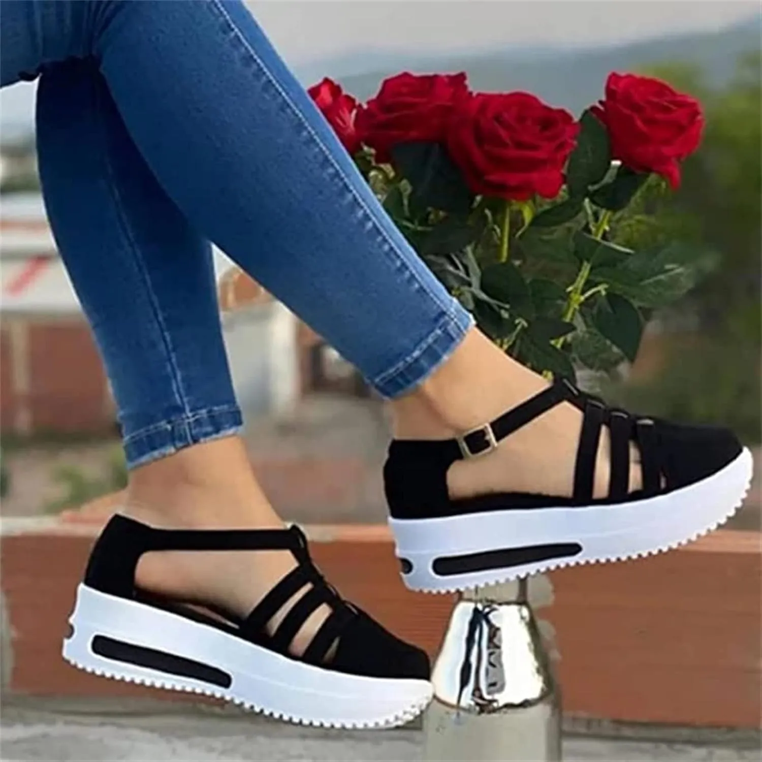 Lausiuoe Sneakers For Women Slip On Comfortable Casual Fashion Walking Shoes Classic Lightweight Soft Canvas Flat Loafers