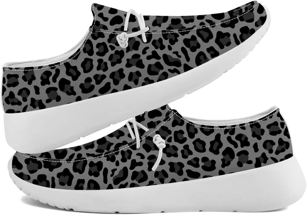 Leopard Print Shoes Women Loafers Slip-on Shoes Gifts for Women Men