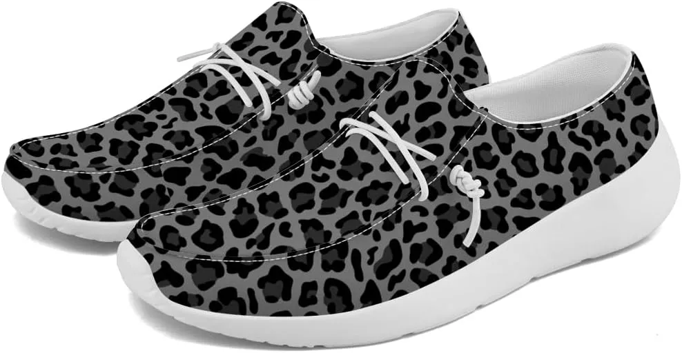 Leopard Print Shoes Women Loafers Slip-on Shoes Gifts for Women Men