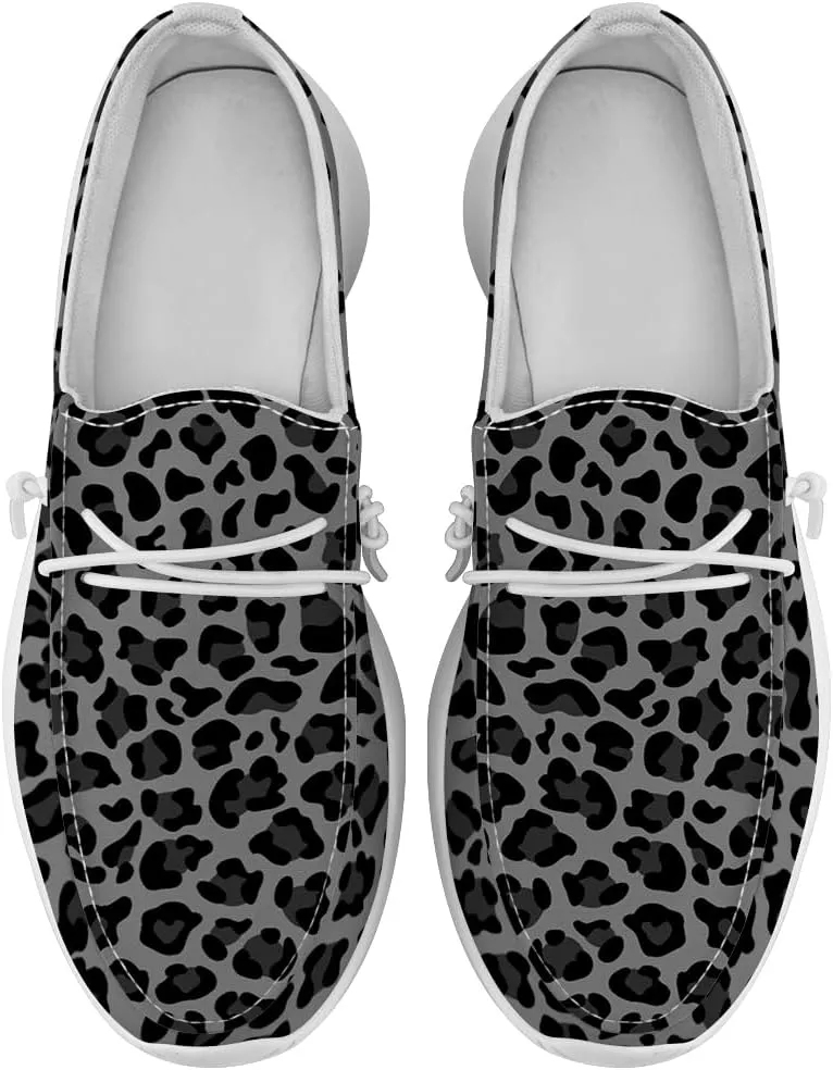 Leopard Print Shoes Women Loafers Slip-on Shoes Gifts for Women Men