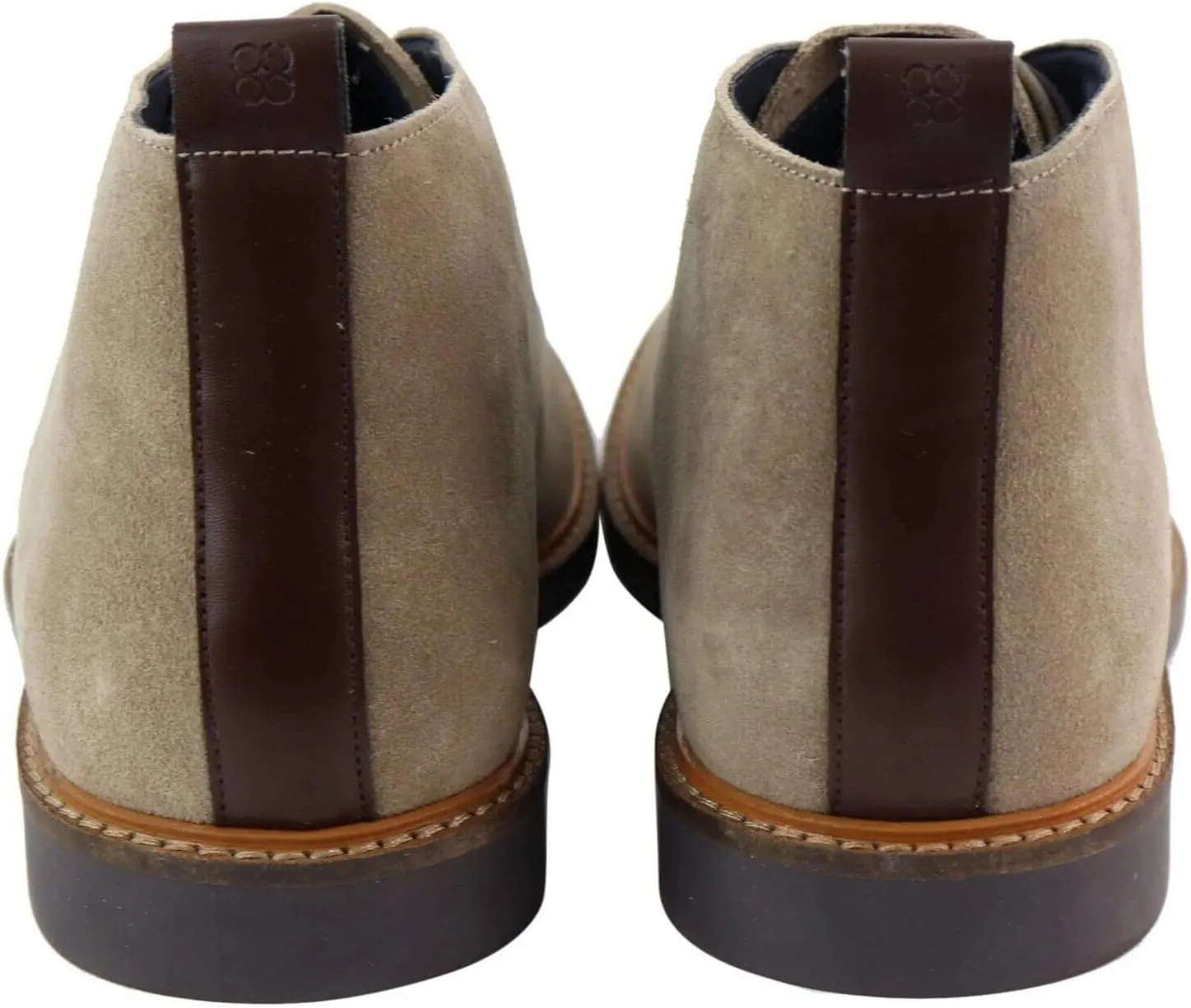 Mens Burgundy Suede Classic Retro Formal Laced Ankle Vintage Desert Chukka Boots