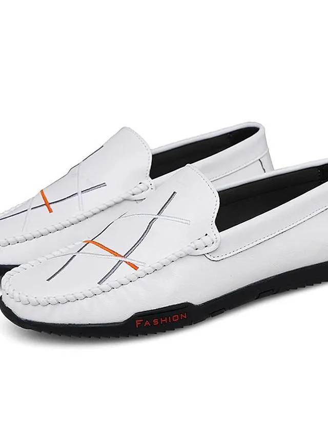 Men's Moccasin PU Leather Loafers