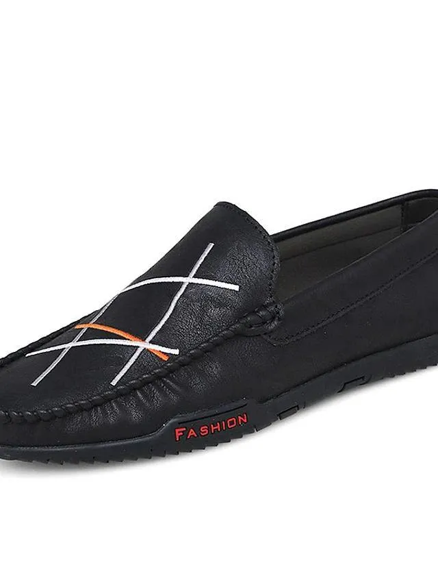 Men's Moccasin PU Leather Loafers