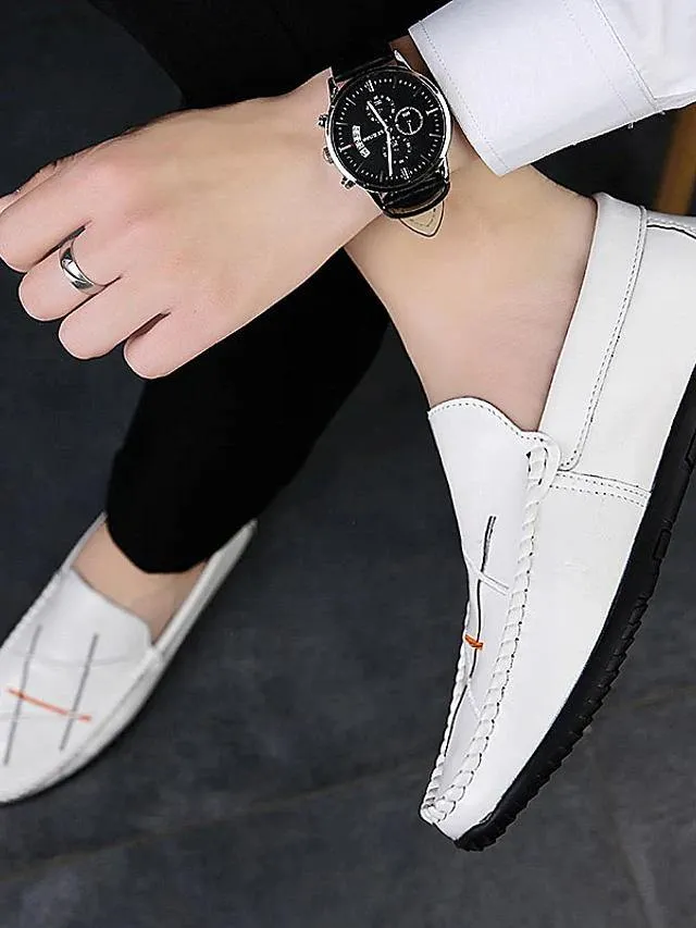 Men's Moccasin PU Leather Loafers