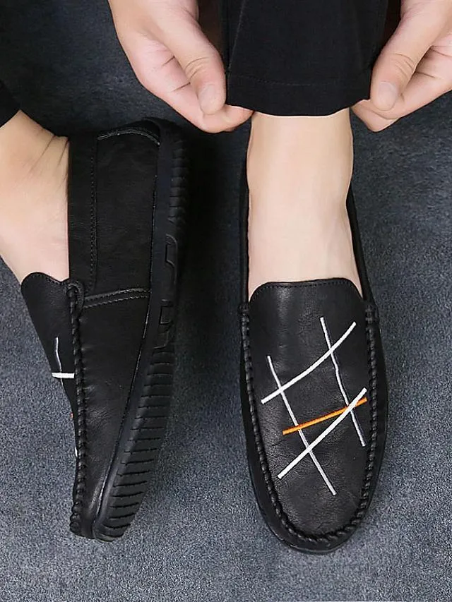 Men's Moccasin PU Leather Loafers