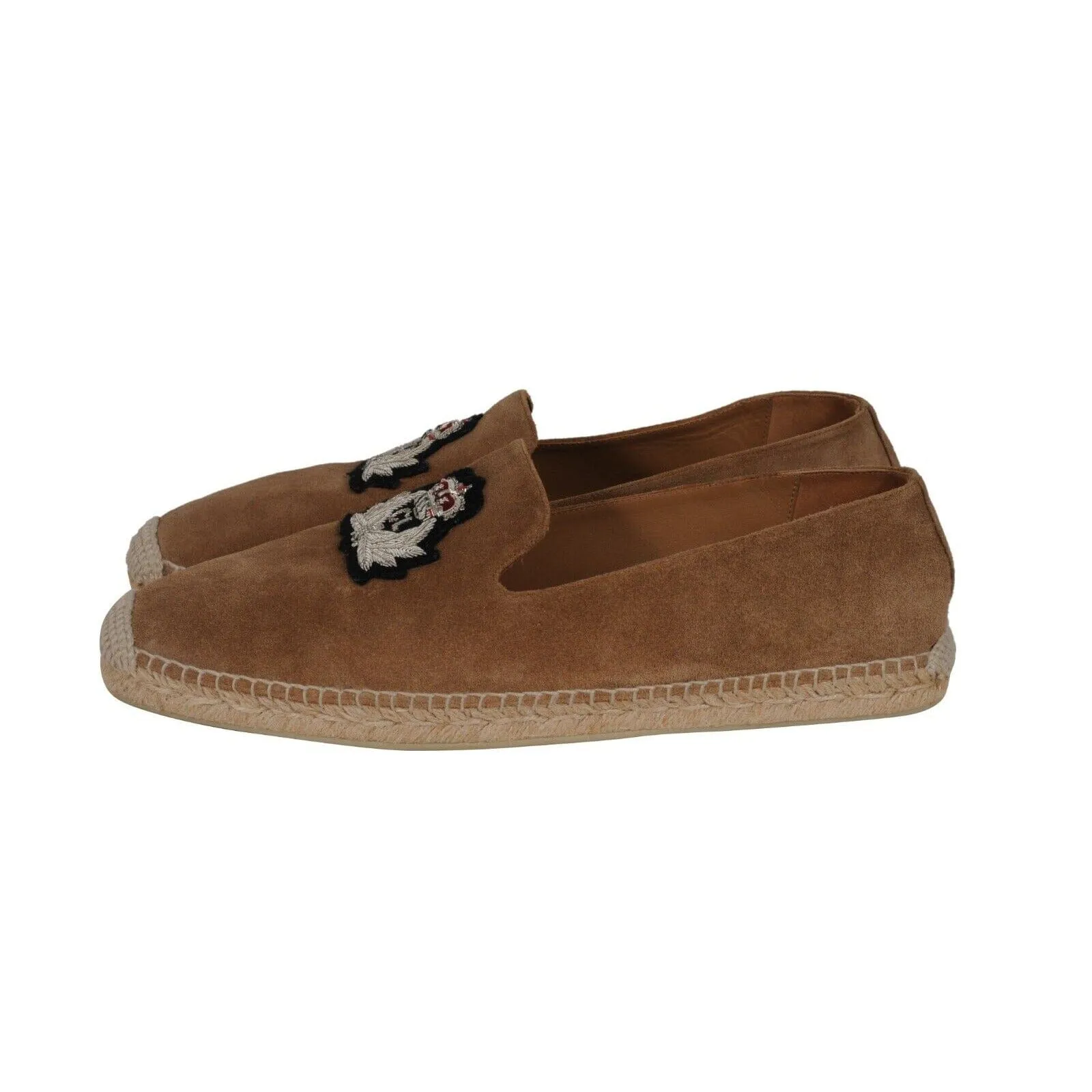 Nanou Orlato Espadrilles US 12 EU 45 Brown Tan Suede