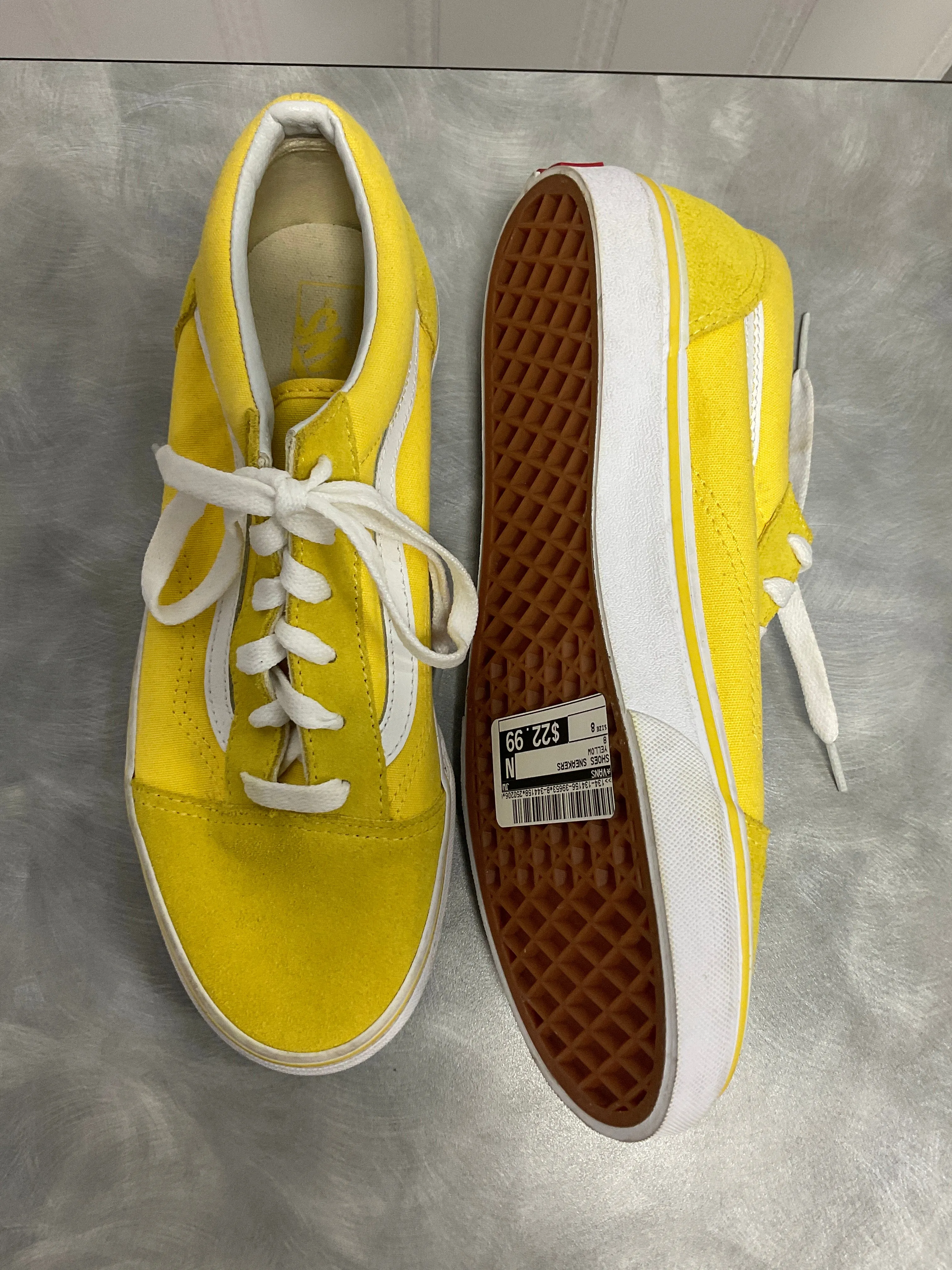 Shoes Sneakers By Vans In Yellow, Size:8