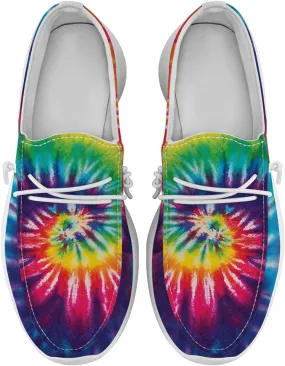 Women's Men's Loafers Slip-on Shoes Tie Dye Shoes Gifts for Women Men