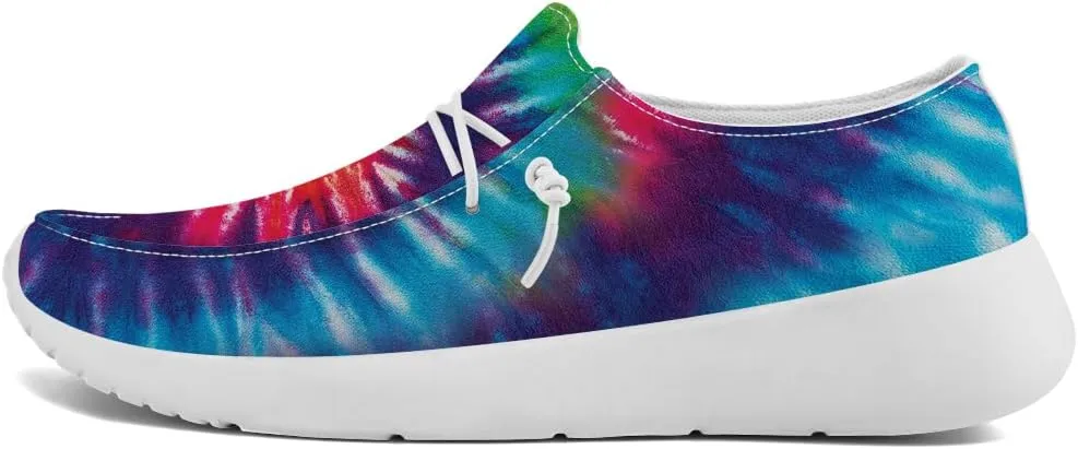 Women's Men's Loafers Slip-on Shoes Tie Dye Shoes Gifts for Women Men
