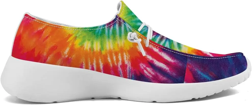 Women's Men's Loafers Slip-on Shoes Tie Dye Shoes Gifts for Women Men
